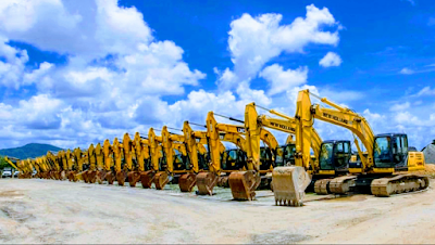 Kallco heavy equipment on a worksite