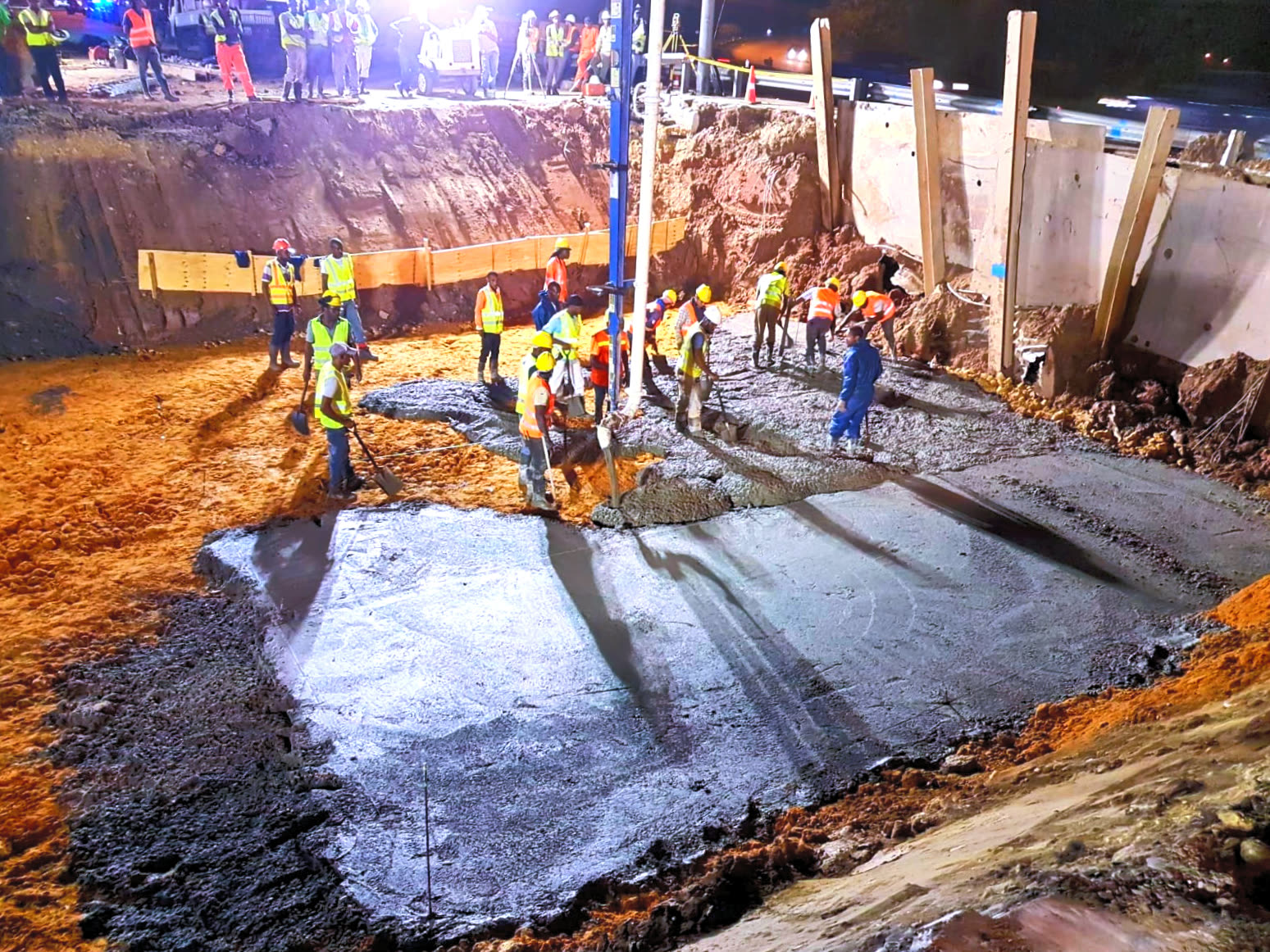 Building construction works